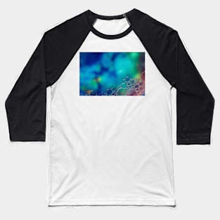 Colorful blurry background, ornament made of soft clear bubbles Baseball T-Shirt